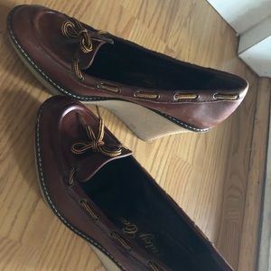 Juicy Couture Leather Lumberjack Wedges [size 7.5]